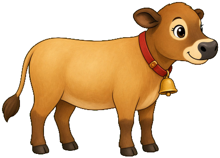 Clover, one of our Jersey cows